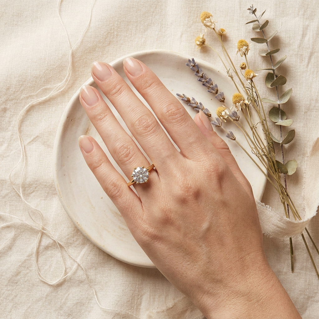 Anillo Moissanita Isabella