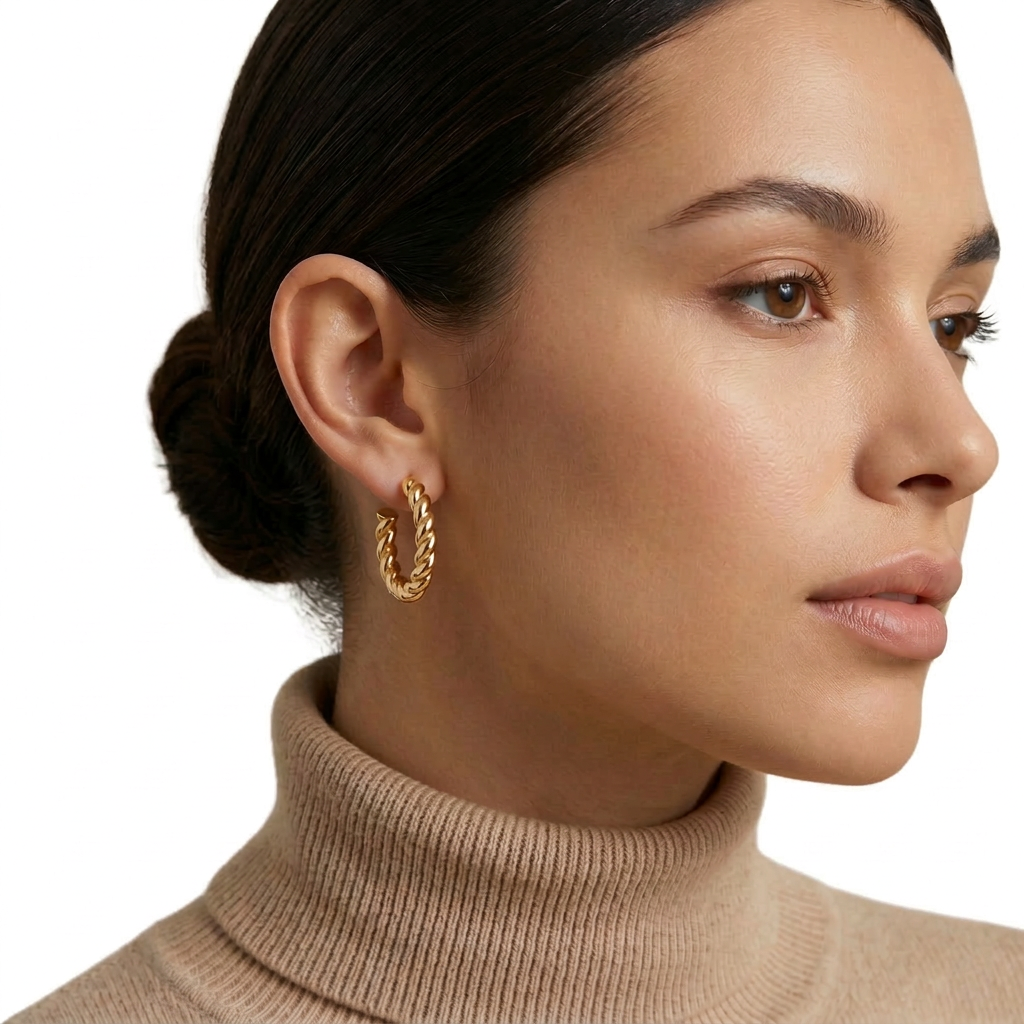 Aros Argollas Trenzados