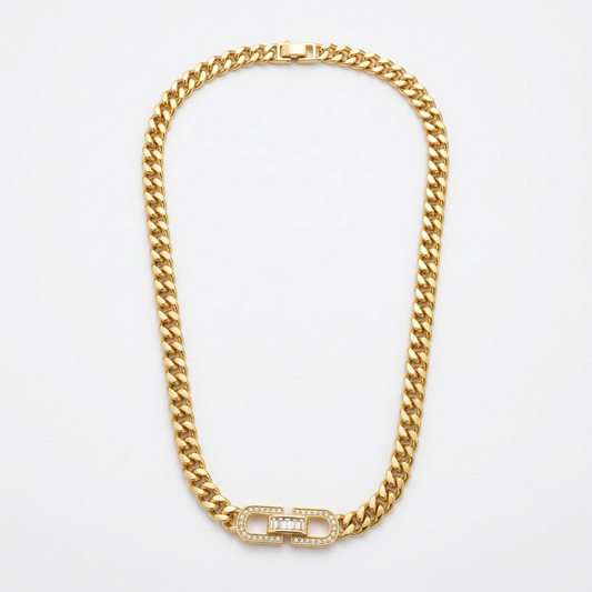Collar de Eslabón Cubano