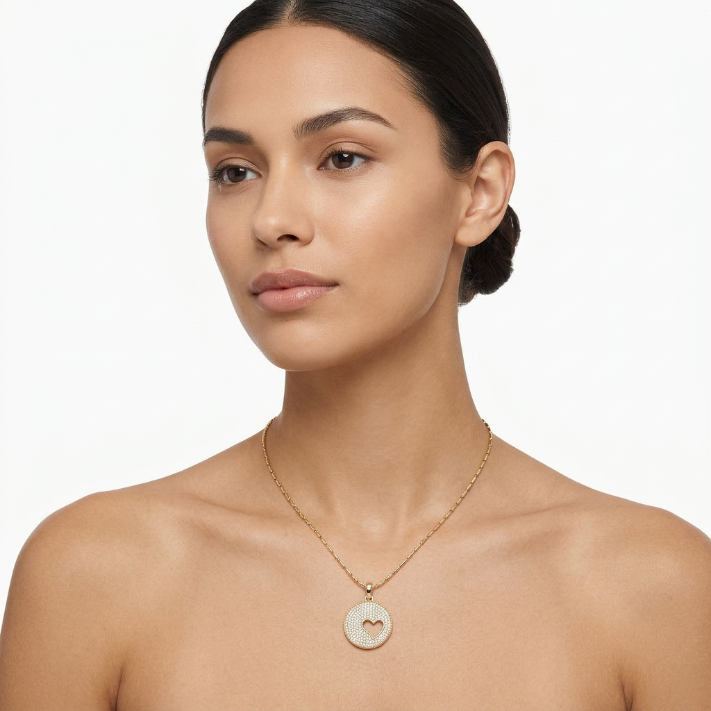 Collar Corazón Radiante