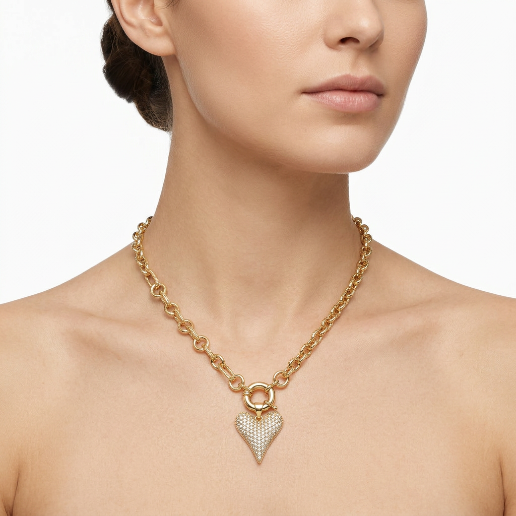 Collar Eslabón Romántico