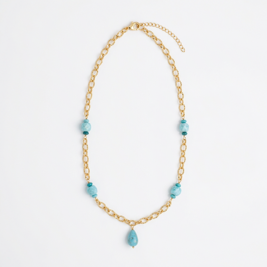 Collar Turquesa Orgánica