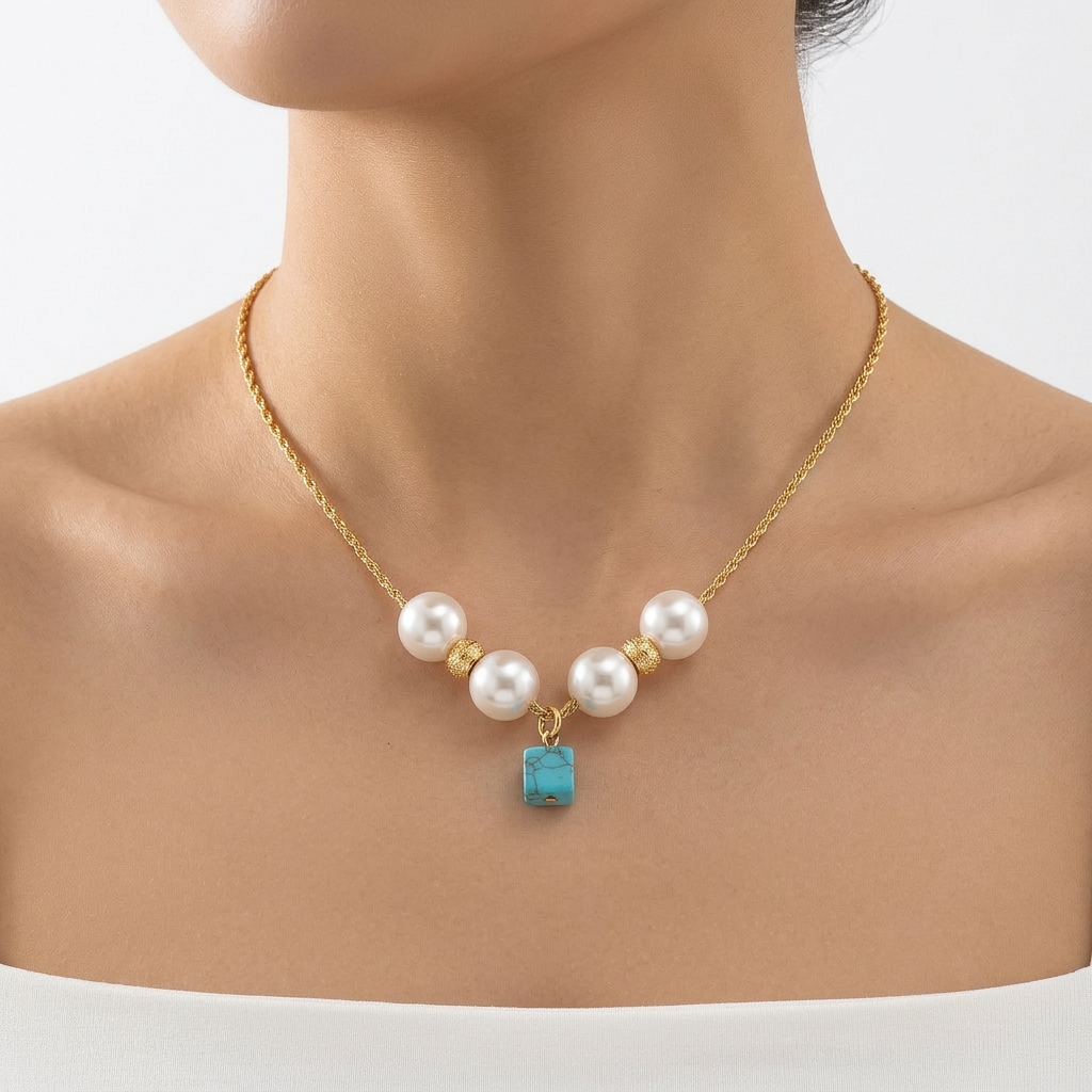 Collar de Perlas Luz de Mar