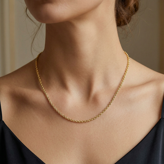 Collar Fina Dorada
