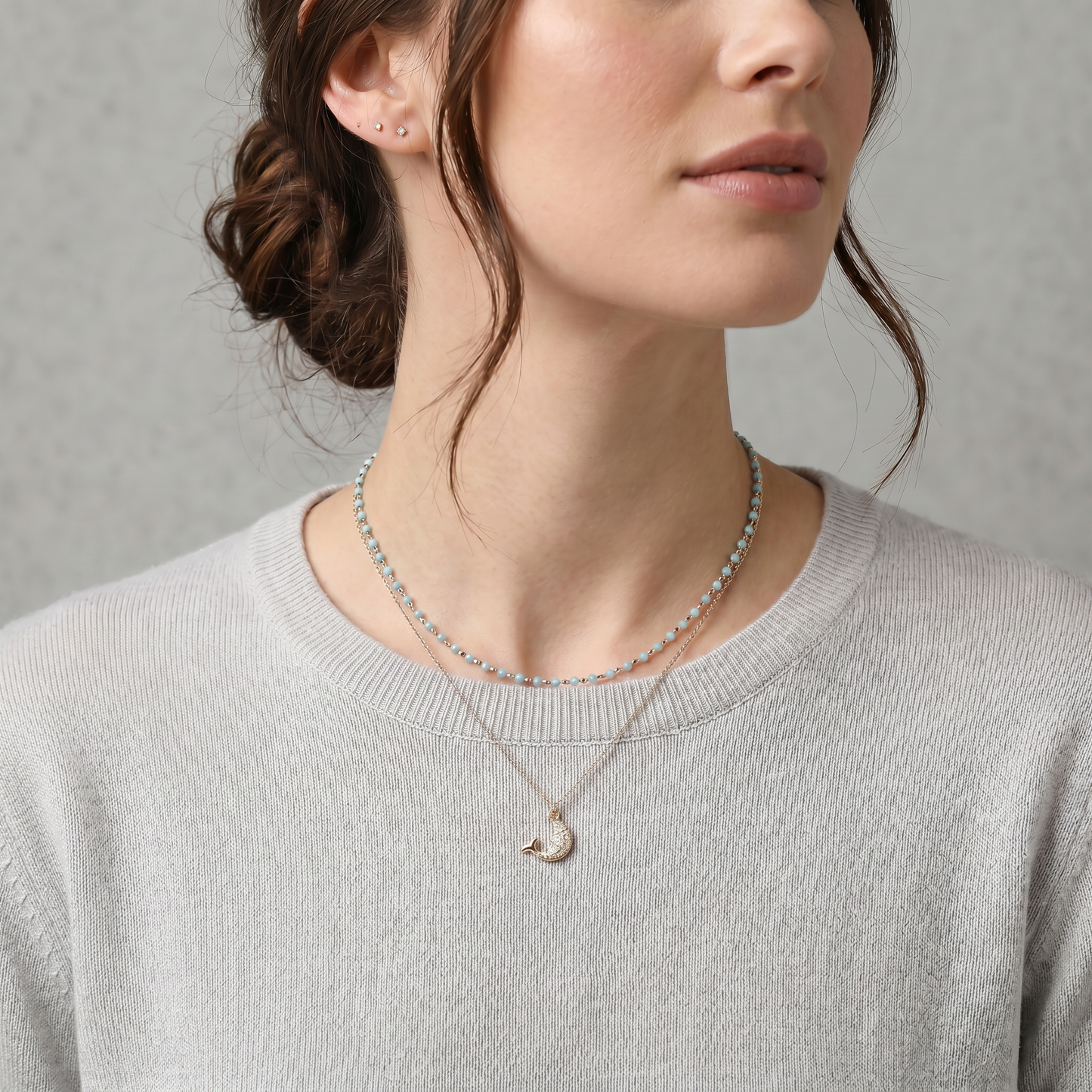 Collar Destello Celeste
