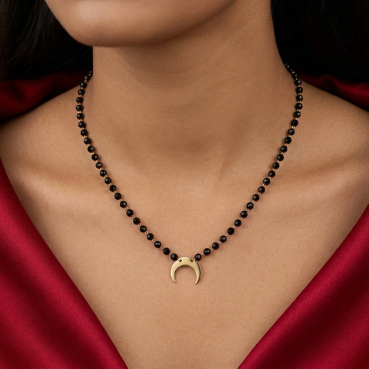 Collar Luna de media noche