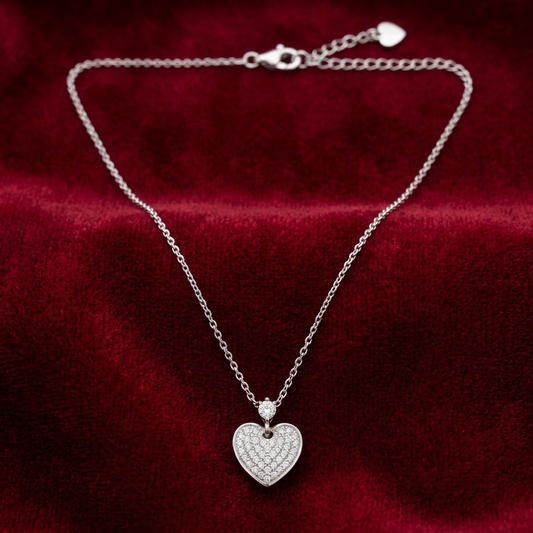 Collar Destello Plateado