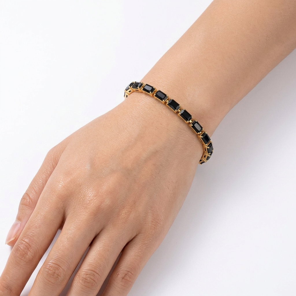 Pulsera Tennis Órbita Oscura