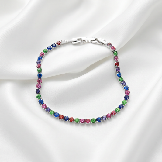 Pulsera Tennis Caleidoscopio