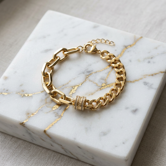 Pulsera Eslabón Mixto
