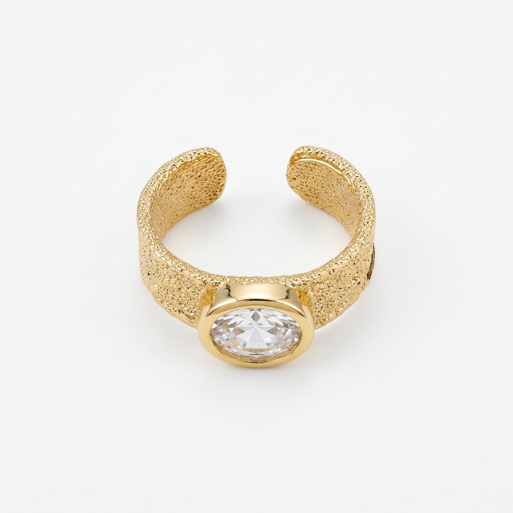 Anillo Ajustable Destello blanco