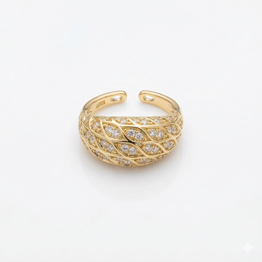 Anillo Ajustable Tejido de Luz