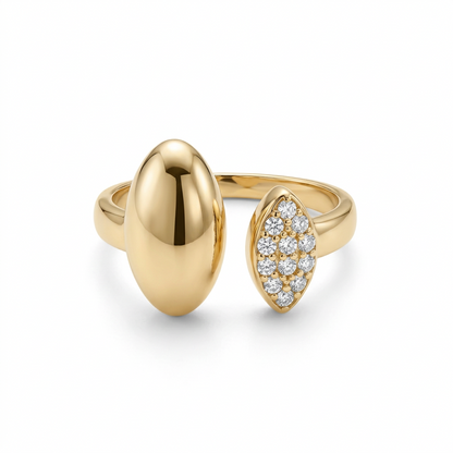 Anillo Ajustable Espejo y Luz