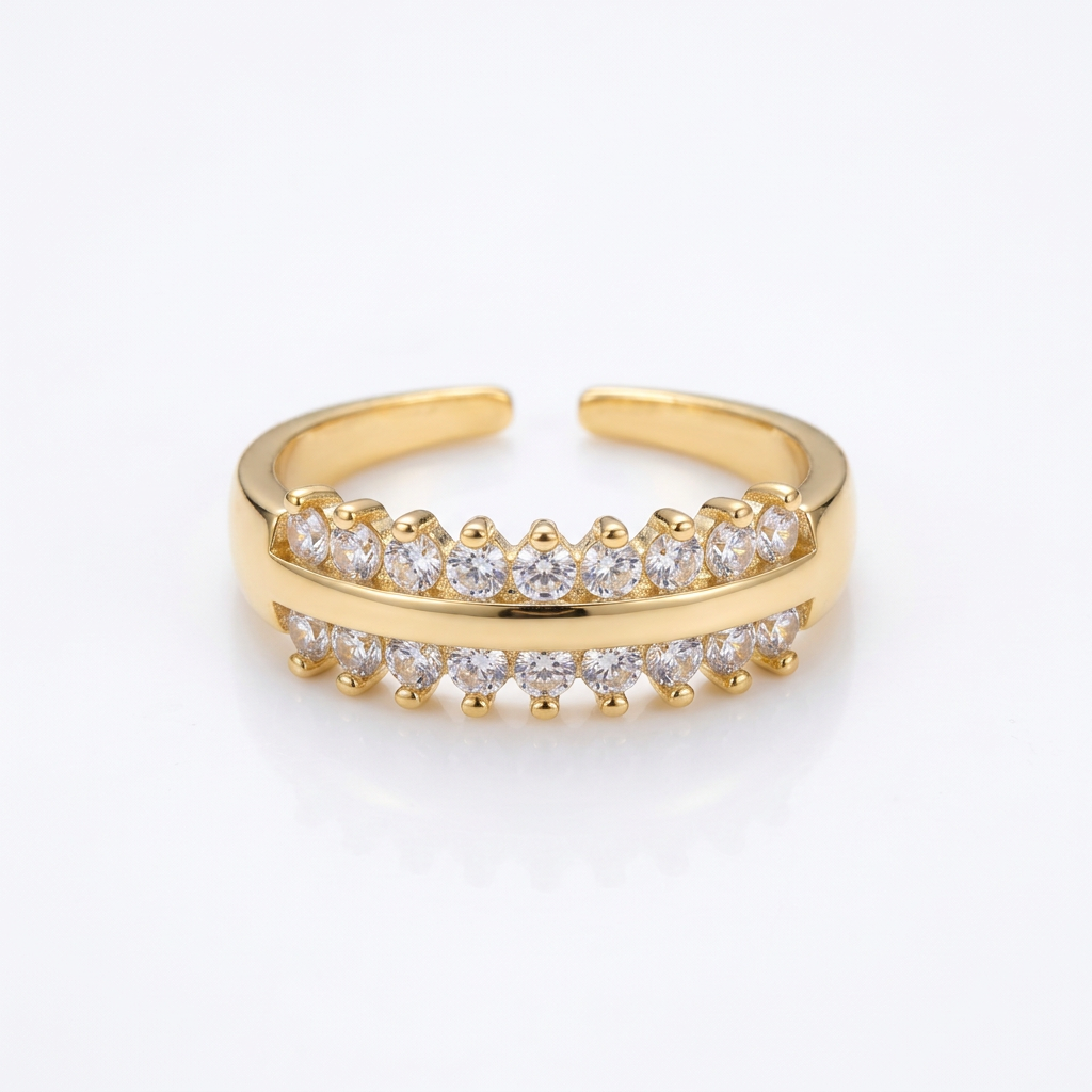 Anillo Ajustable Doble Destello