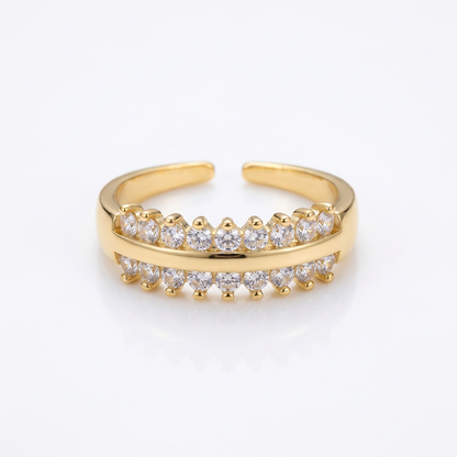 Anillo Ajustable Doble Destello