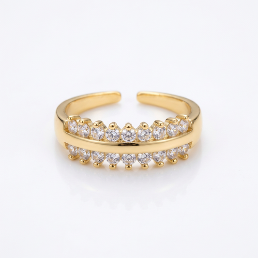 Anillo Ajustable Doble Destello