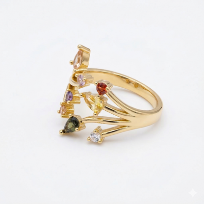 Anillo Ajustable Primavera Infinita