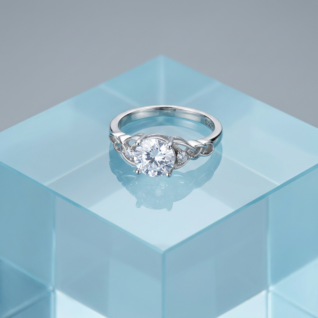 Anillo Corona de Cristal