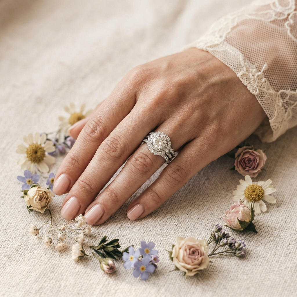 Anillo Flor de Cristal