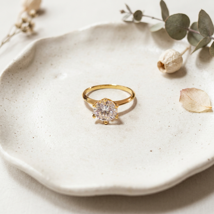 Anillo Moissanita Isabella