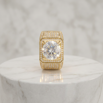 Anillo Moissanita Emperador