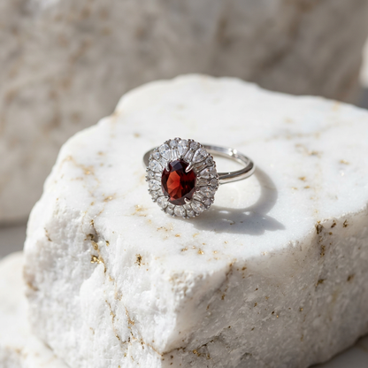 Anillo Ajustable Moissanita Constanza