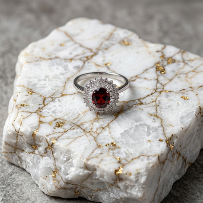 Anillo Ajustable Moissanita Constanza