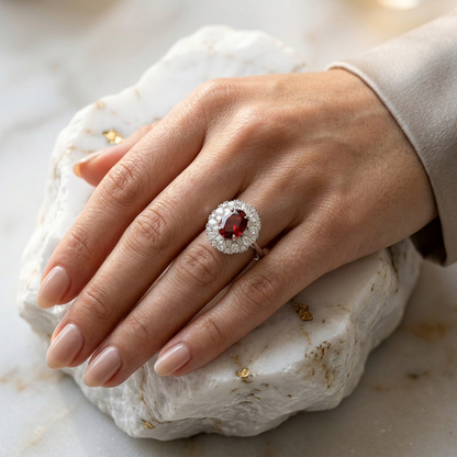 Anillo Ajustable Moissanita Constanza