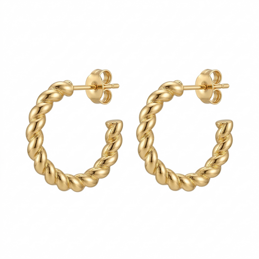 Aros Argollas Trenzados