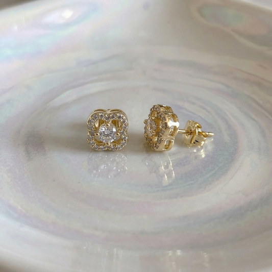 Aros Trebol Prisma Floral