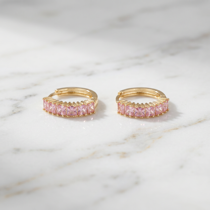 Aros Argollas Gala Rosa