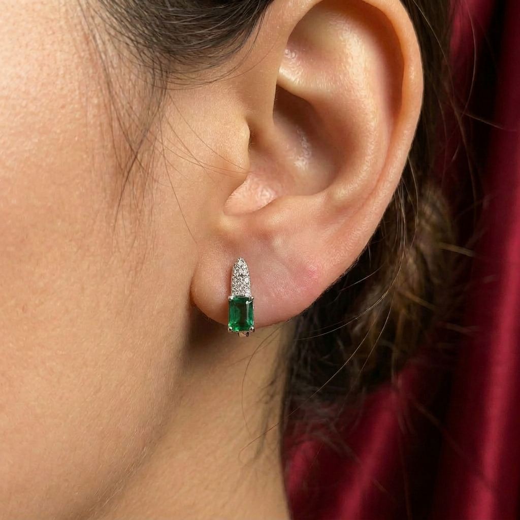 Aretes Cielo Esmeralda