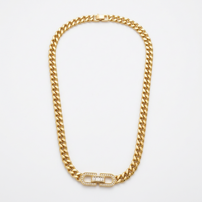 Collar de Eslabón Cubano