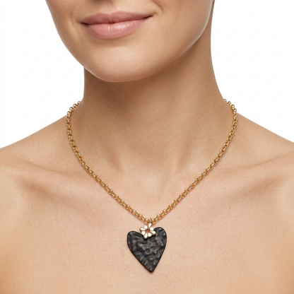 Collar Corazón Nocturno
