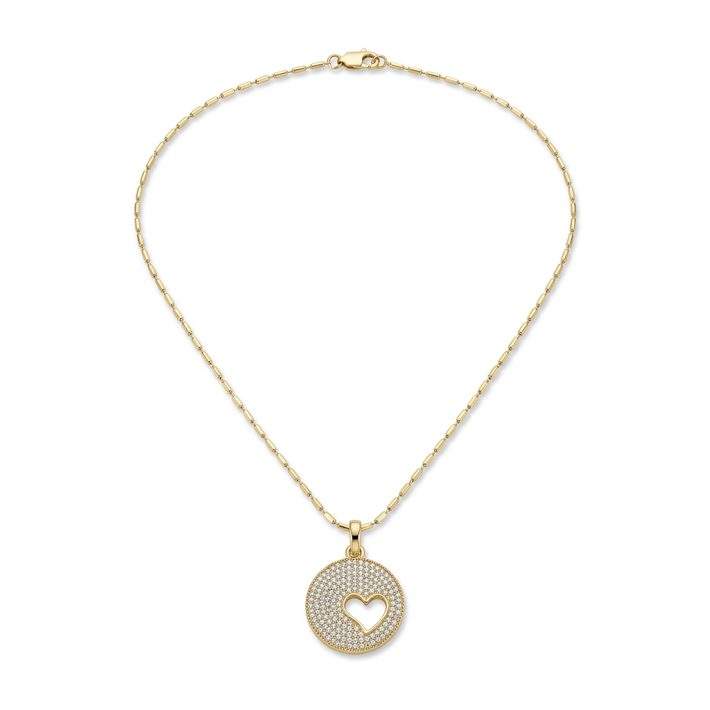 Collar Corazón Radiante