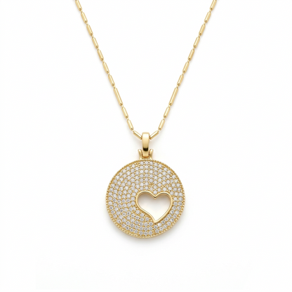 Collar Corazón Radiante