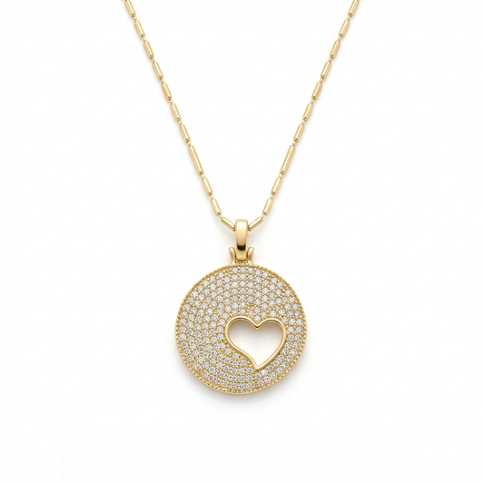 Collar Corazón Radiante