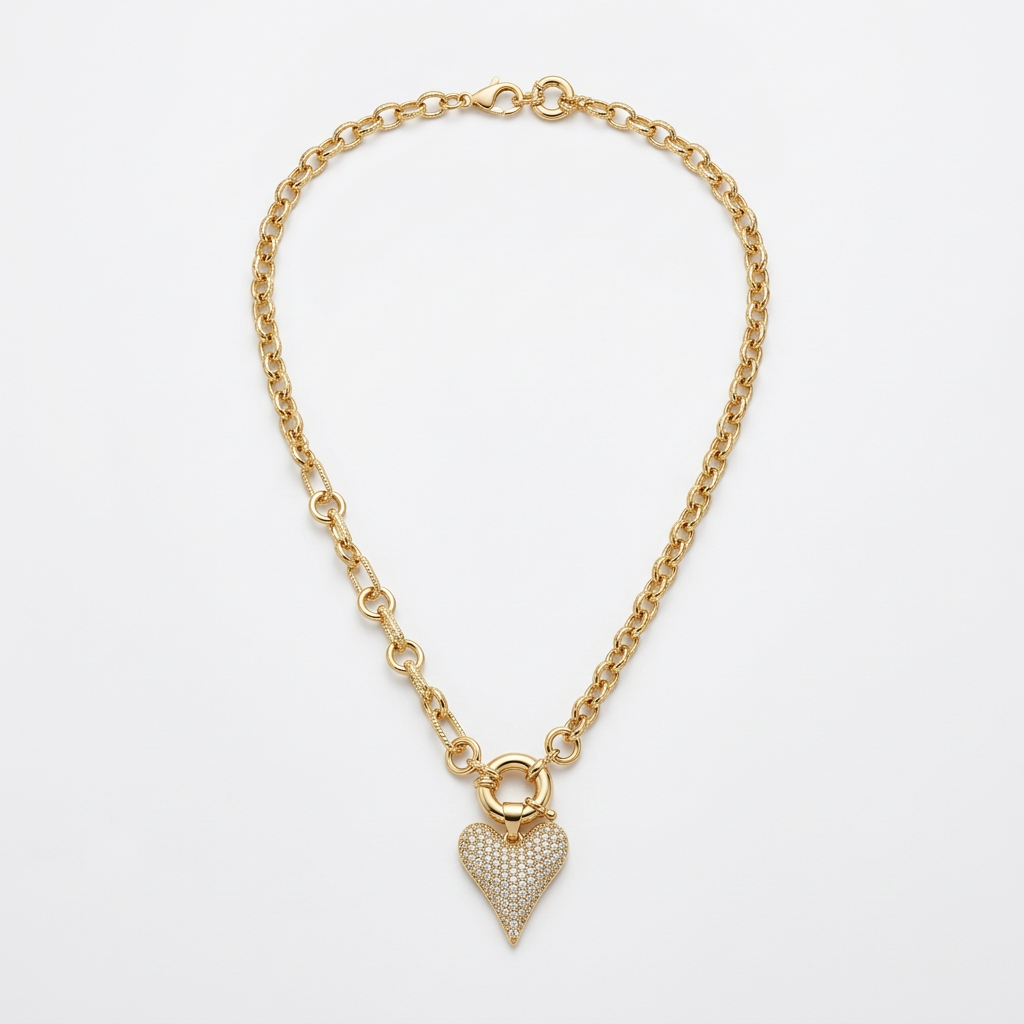 Collar Eslabón Romántico