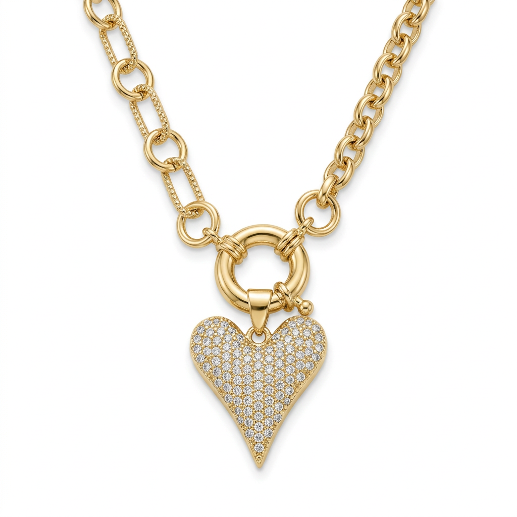 Collar Eslabón Romántico