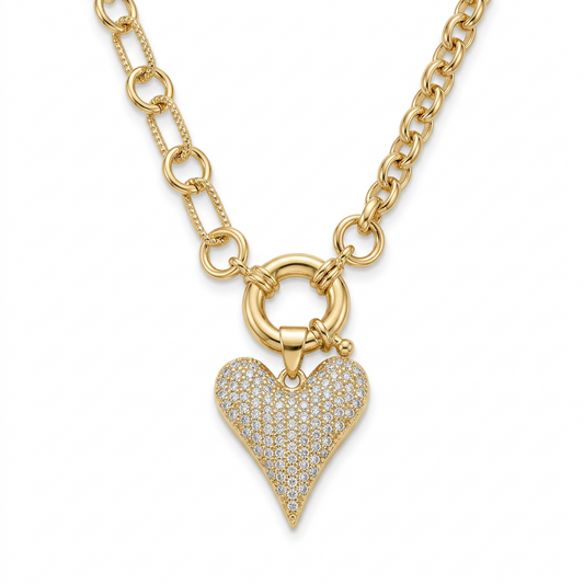 Collar Eslabón Romántico