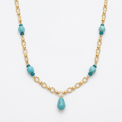 Collar Turquesa Orgánica