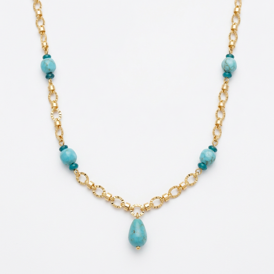 Collar Turquesa Orgánica