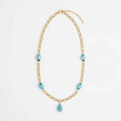 Collar Turquesa Orgánica