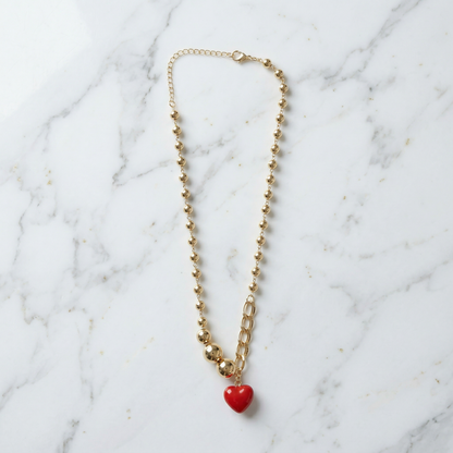 Collar Corazón Vibrante.