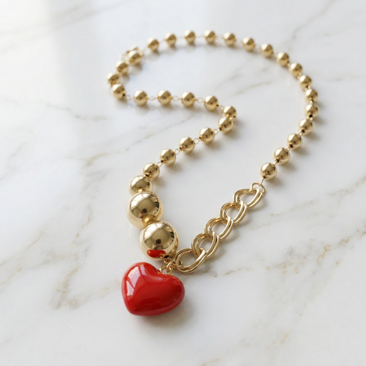 Collar Corazón Vibrante.