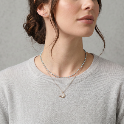 Collar Destello Celeste