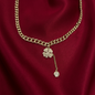 Collar Trébol Deseo Dorado
