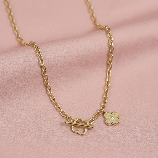 Collar Trébol Timón