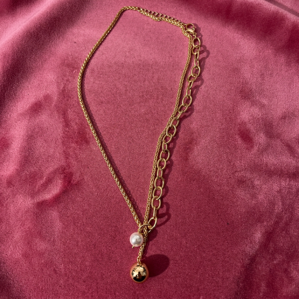 Collar Órbita Perlada