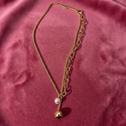 Collar Órbita Perlada